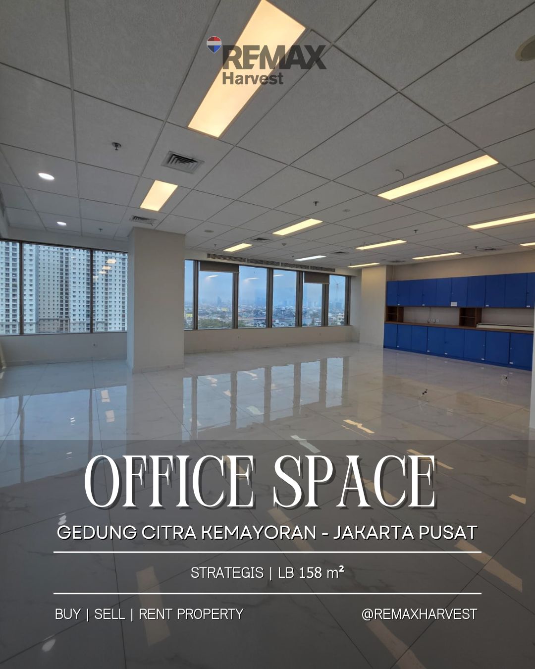 Disewakan Gedung Citra Kemayoran, Jakarta Pusat