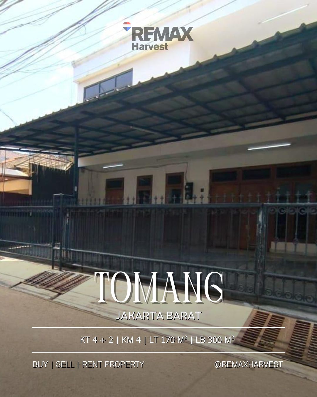 Rumah Town House Tomang Jakarta Barat