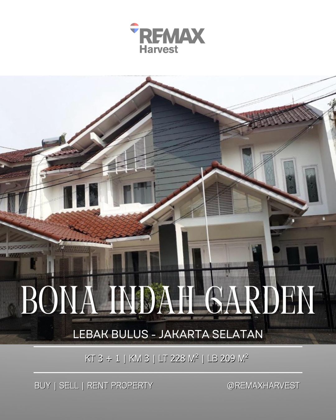 Rumah Bona Indah Garden Lebak Bulus