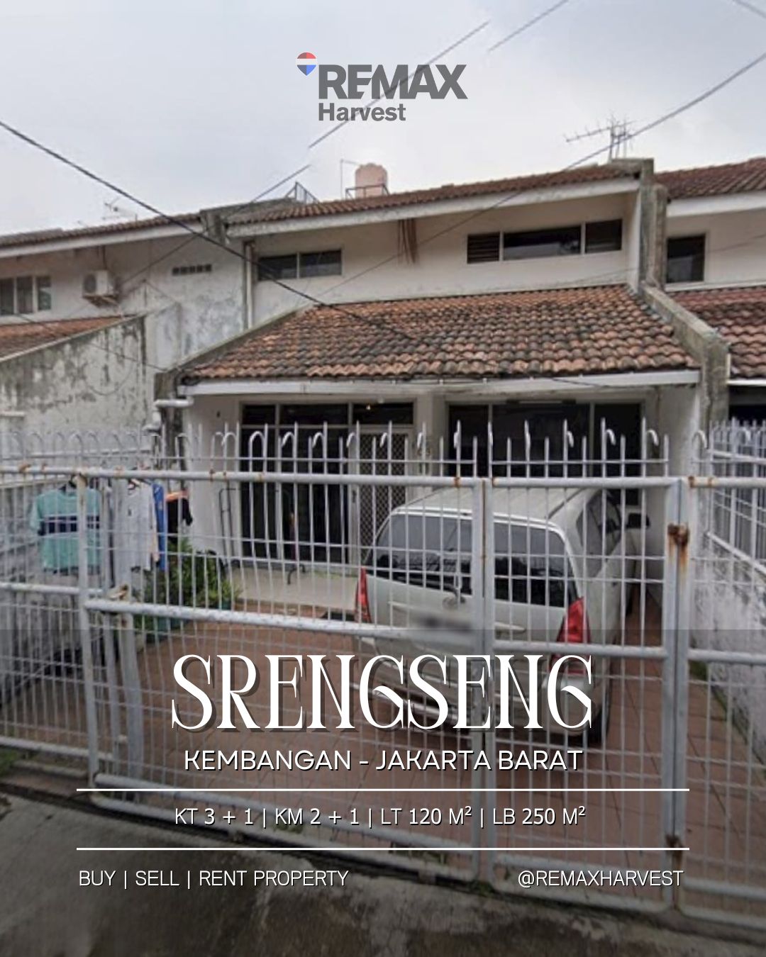 Rumah Tinggal di Srengseng, Kembangan - Jakarta Barat