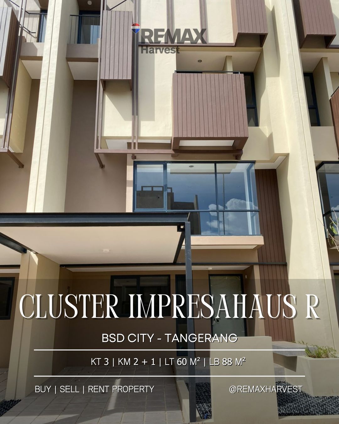 Rumah Cluster Impresahaus R - Tabebuya BSD city