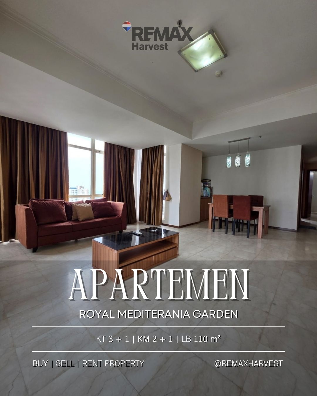 Apartemen Royal Mediterania Garden