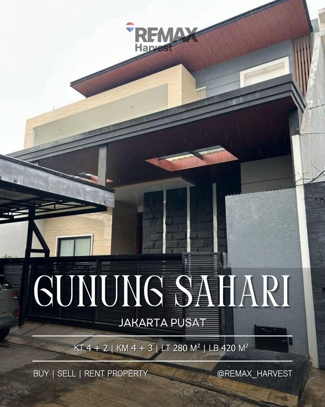 Rumah Mewah Gunung Sahari Jakarta Pusat